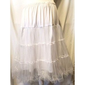 Lindy Bop 27" White Organza Net Petticoat for 50s Swing Dress Sz XL - 4XL